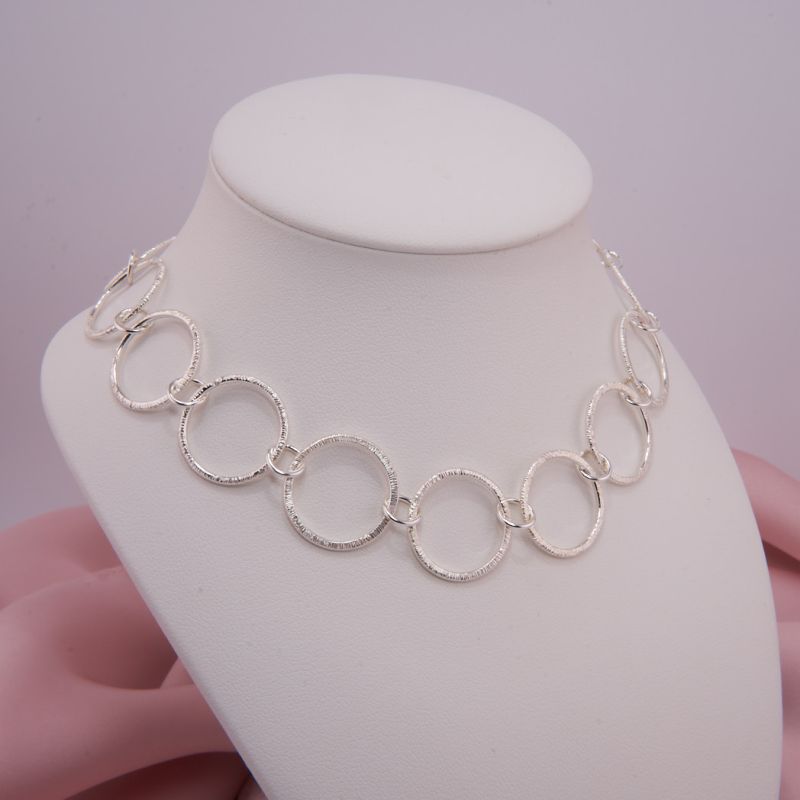 Preview: Gliederkette Silber Damen